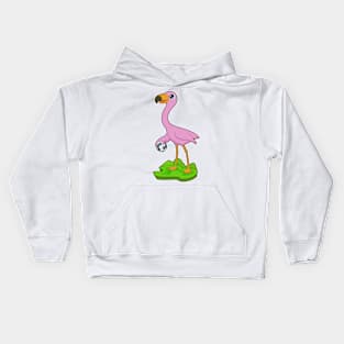 Flamingo Handball player Handball Kids Hoodie